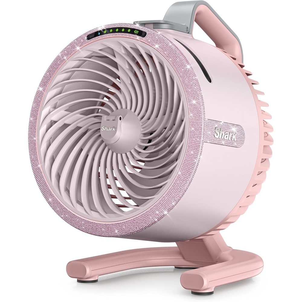 image:imageAllNew Shark FlexBreeze HydroGo Pro Fan Indoor amp Outdoor Powerful Cooling Fan with DryTouch Mist Portable Cordless amp Corded Long Battery Runtime 5 Speeds Peony FA056PK 2026 ReleaseBedazzle Pink Diamond