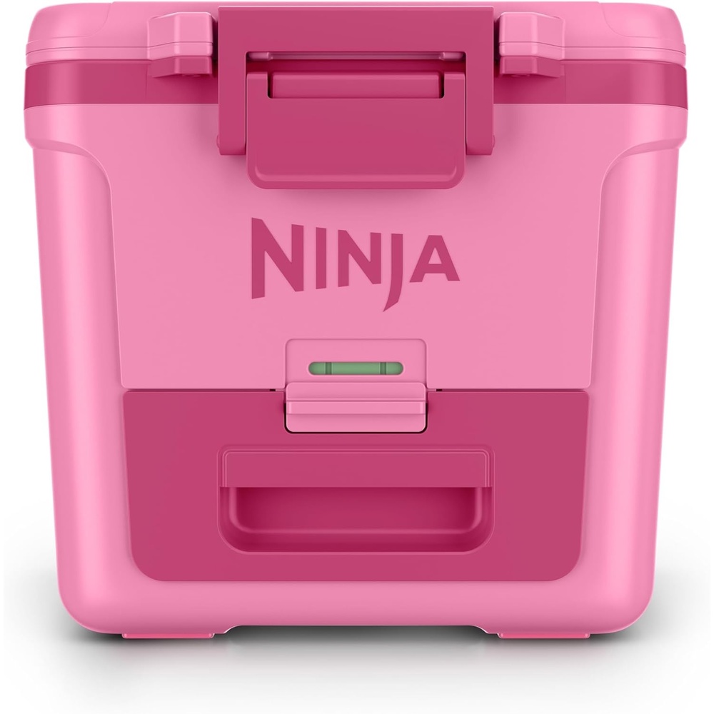 image:imageNinja  FrostVault 30QT Cooler with Wheels  Insulated with Temp Dry Storage Drawer  Keeps Ice Cold for Days  for the Beach Camping Picnics amp More  Daffodil Daze  FB230YLStrawberry Rhubarb