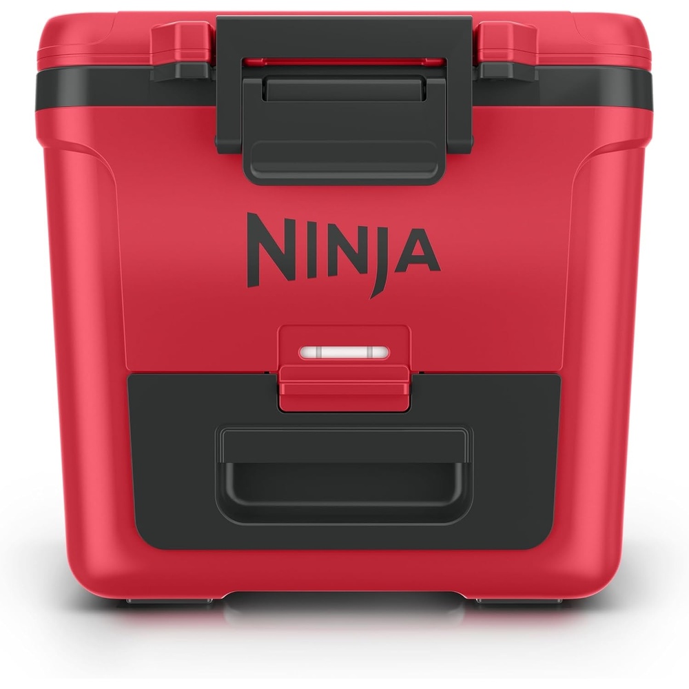 image:imageNinja  FrostVault 30QT Cooler with Wheels  Insulated with Temp Dry Storage Drawer  Keeps Ice Cold for Days  for the Beach Camping Picnics amp More  Daffodil Daze  FB230YLTrue Red