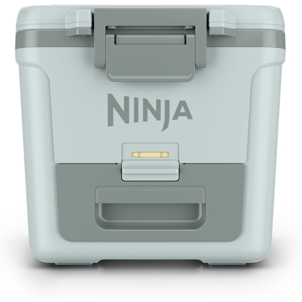 image:imageNinja  FrostVault 30QT Cooler with Wheels  Insulated with Temp Dry Storage Drawer  Keeps Ice Cold for Days  for the Beach Camping Picnics amp More  Daffodil Daze  FB230YLSoft Sage