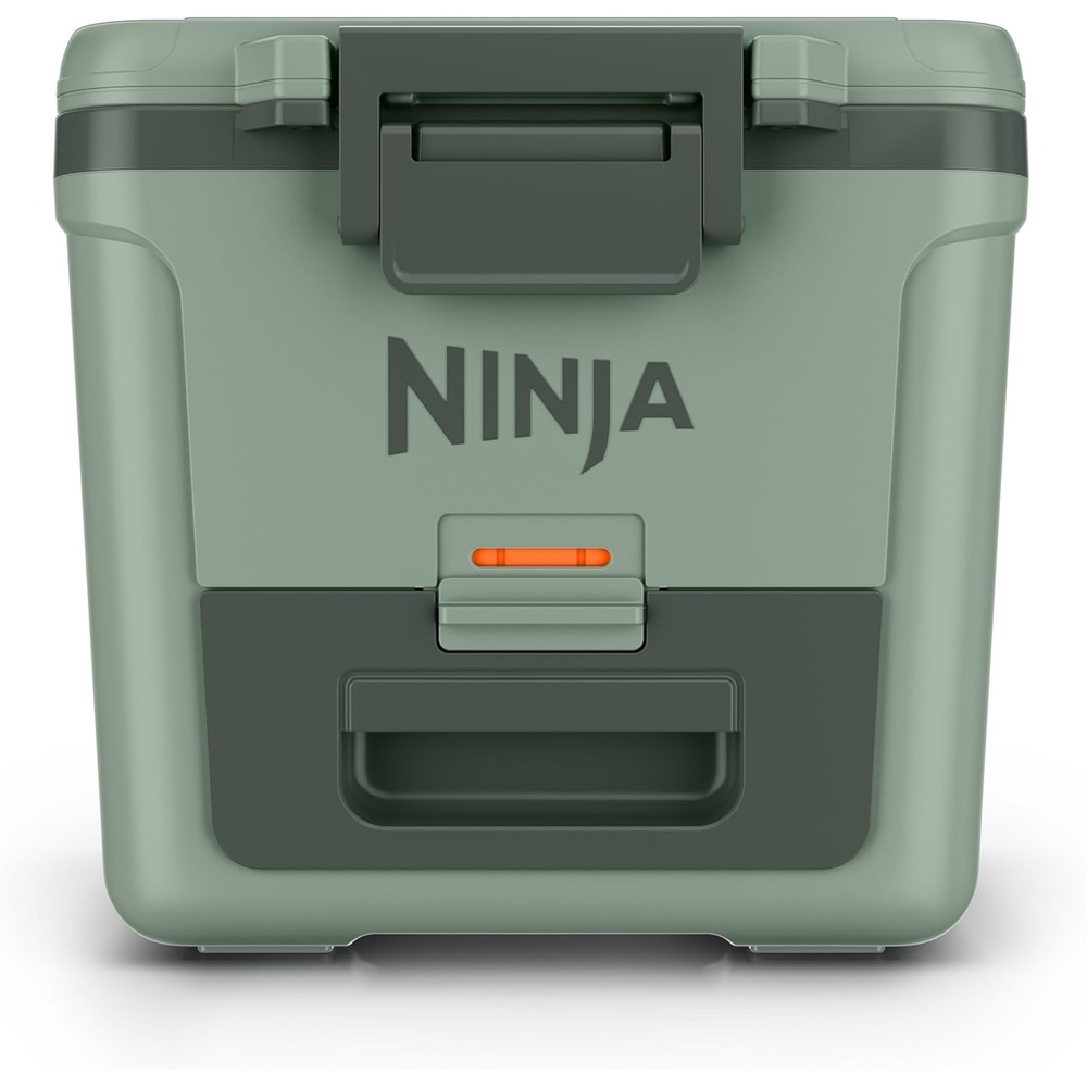 image:imageNinja  FrostVault 30QT Cooler with Wheels  Insulated with Temp Dry Storage Drawer  Keeps Ice Cold for Days  for the Beach Camping Picnics amp More  Daffodil Daze  FB230YLSpanish Moss