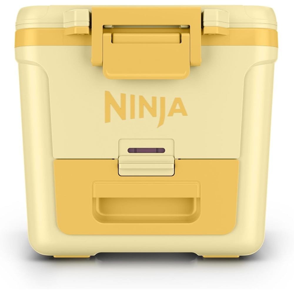 image:imageNinja  FrostVault 30QT Cooler with Wheels  Insulated with Temp Dry Storage Drawer  Keeps Ice Cold for Days  for the Beach Camping Picnics amp More  Daffodil Daze  FB230YLDaffodil Daze