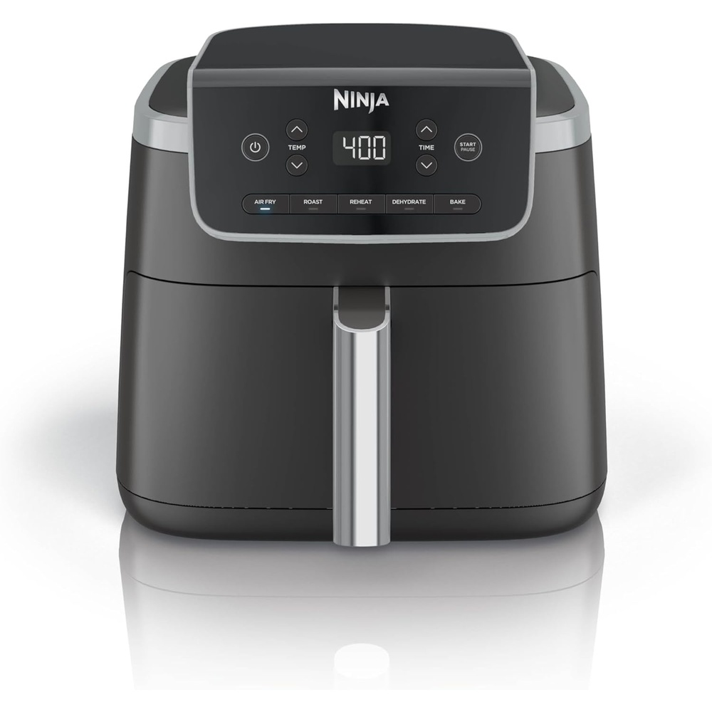 image:imageNinja Air Fryer Pro 5in1  5 QT Capacity Air Fry Bake Roast Reheat and Dehydrate Air Crisp Technology  Nonstick Basket amp Crisper Plate  Light Pink  AF142PKBlack