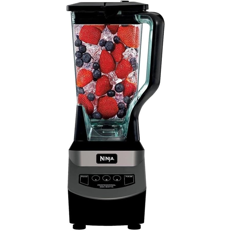 image:imageNinja Blender for Smoothies Shakes amp More  Smoothie Blender Drink Mixer Grinder Ice Crusher  Total Crushing Technology Pro 1000 W Power XL 72oz Pitcher Dishwasher Safe  Black  NJ601AMZ