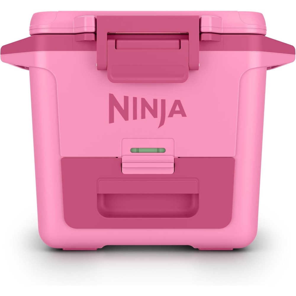image:imageNinja FrostVault 50qt Hard Cooler with Dry Zone  Integrated FridgeTemp Dry Storage Drawer  Premium HeavyDuty Insulated Cooler  Keeps Ice Cold for Days  Luminous Blue  FB151CYStrawberry Rhubarb