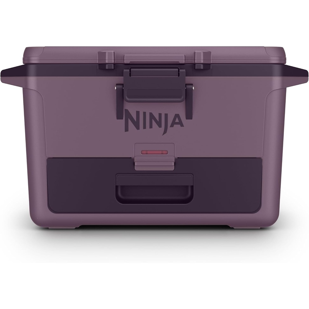 image:imageNinja FrostVault 50qt Hard Cooler with Dry Zone  Integrated FridgeTemp Dry Storage Drawer  Premium HeavyDuty Insulated Cooler  Keeps Ice Cold for Days  Luminous Blue  FB151CYSmokey Mauve