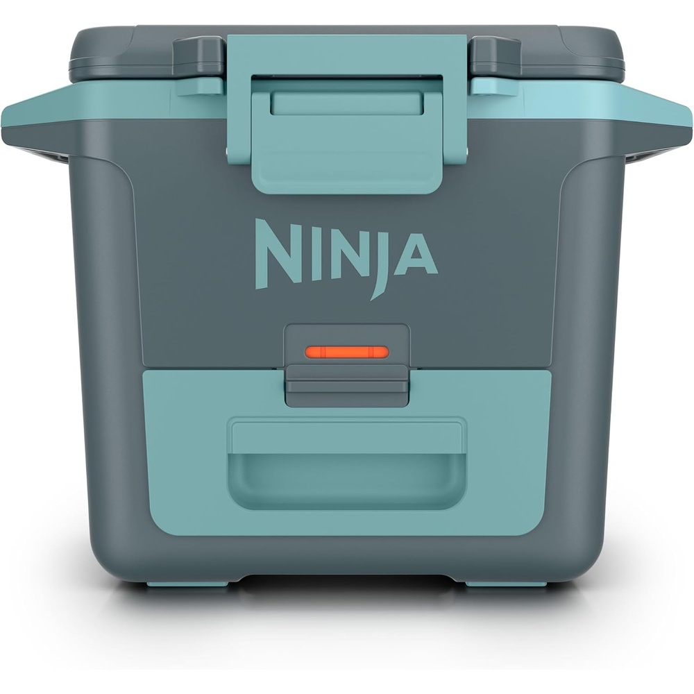 image:imageNinja FrostVault 50qt Hard Cooler with Dry Zone  Integrated FridgeTemp Dry Storage Drawer  Premium HeavyDuty Insulated Cooler  Keeps Ice Cold for Days  Luminous Blue  FB151CYHalocline Green
