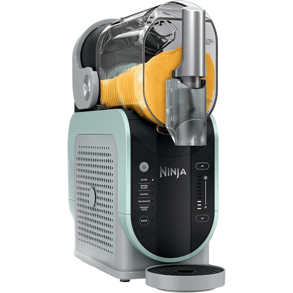 image:imageNinja Refurbished SLUSHi with RapidChill Technology 96 oz Frozen Drink amp Slushie Machine 5 Preset Programs Slush Spiked Slush Frappe Milkshake Frozen Juice FS305CO Renewed