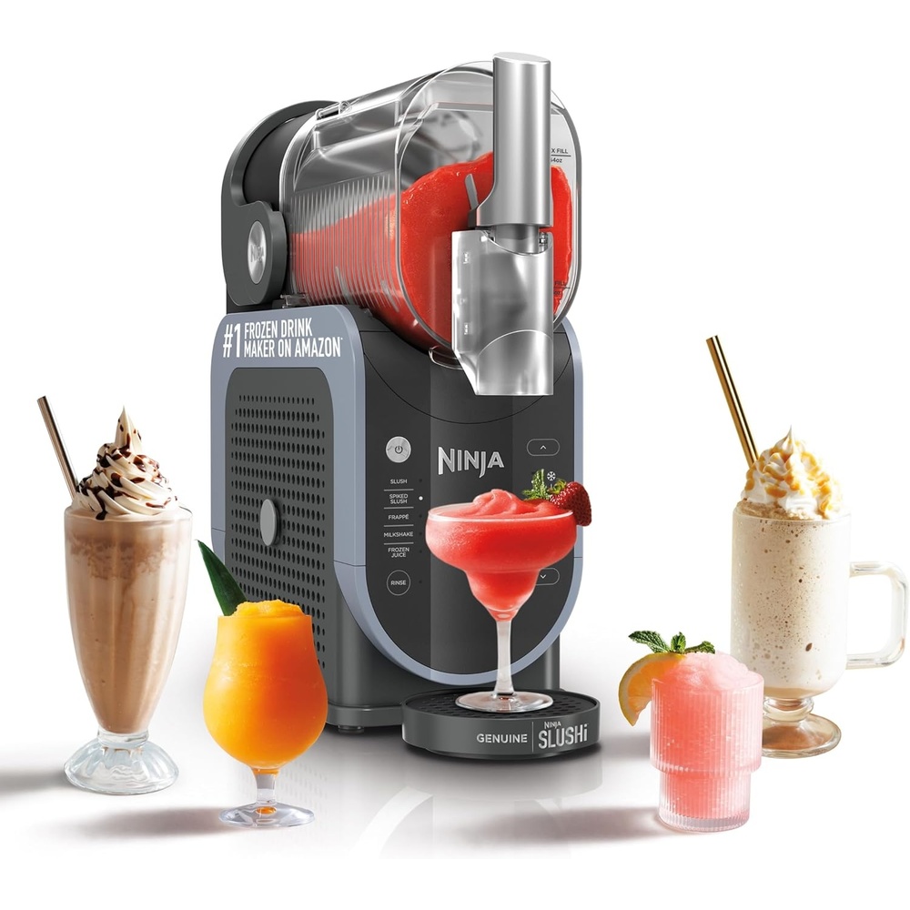 image:imageNinja SLUSHi Frozen Drink amp Slushie Machine with RapidChill Technology  88 oz Easy Fill Vessel  5 Preset Programs  Make Margaritas Frapps amp More  With Dishwasher Safe Parts  Black  FS301SLUSHi