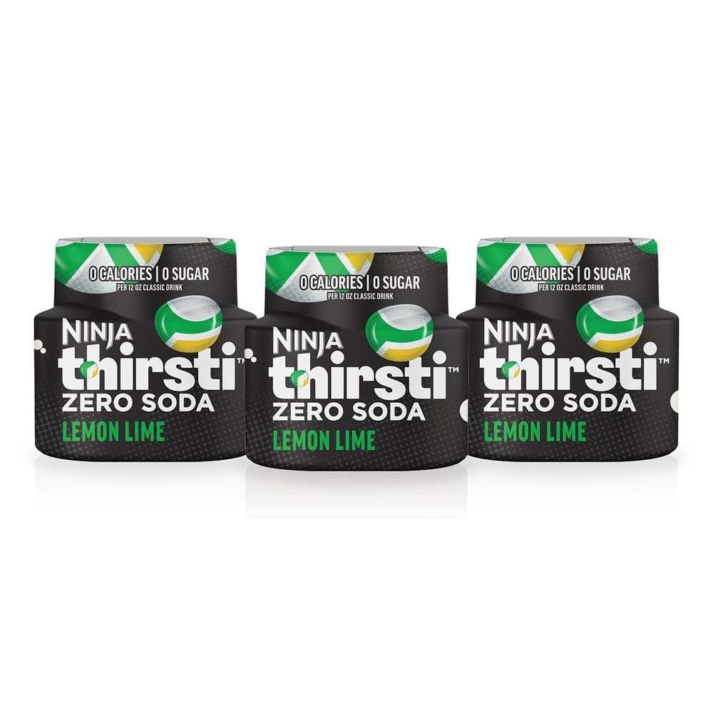 image:imageNinja Thirsti Flavored Water Drops ZERO SODA Cola Classic Soda Flavors Sparkling or Still Zero Calories Zero Sugar Makes 17 12oz drinks 3 Pack WCFCOLAAM621 Fl Oz Pack of 1
