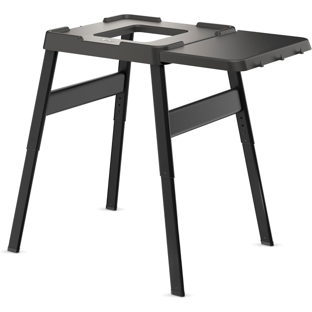 image:imageNinja Woodfire Adjustable Stand amp Side Table Electric Outdoor Oven amp BBQ Grill HeavyDuty Outdoor Cooking Table amp Pizza Oven 4718J800EUUK Black