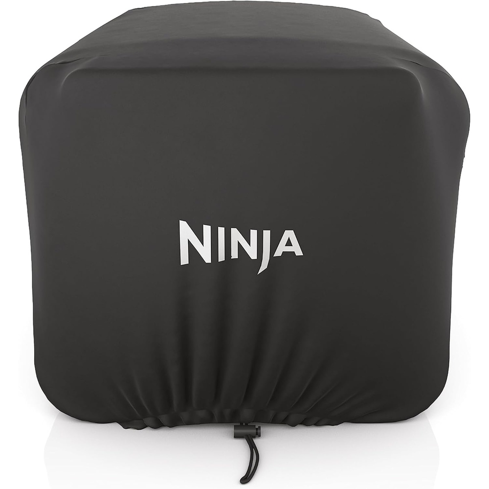 image:imageNinja XSKOCVR Premium Cover Compatible Woodfire Outdoor Oven OO100 series Adjustable Drawstrings UV and WaterResistant Lightweight Black 195 x 165 x 15Storage Cover