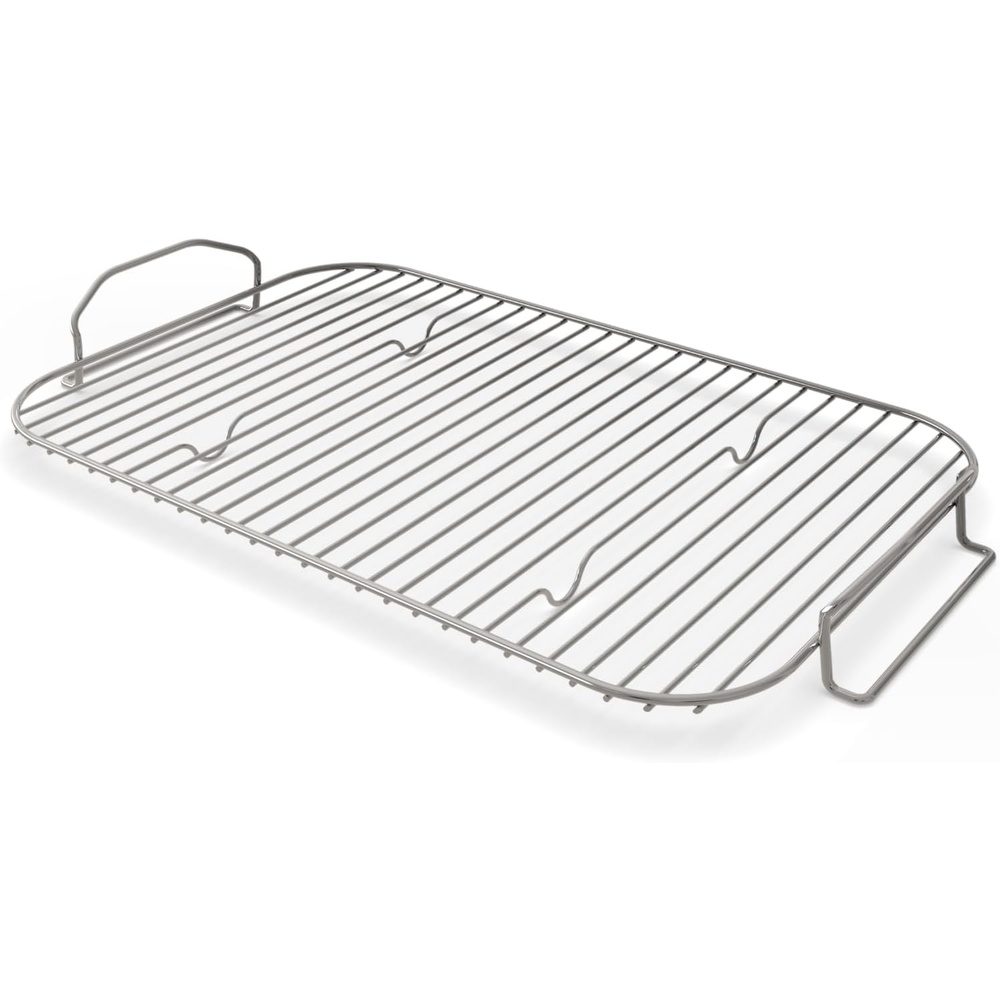 image:imageNinja XSKRSTRKXL Woodfire Roast amp Smoke Rack Compatible with OG800 and OG900 Series Elevates Food for AllAround Charring and Smoke Absorption Increased Airflow Steel Smoking Rack Silver1693 x 992