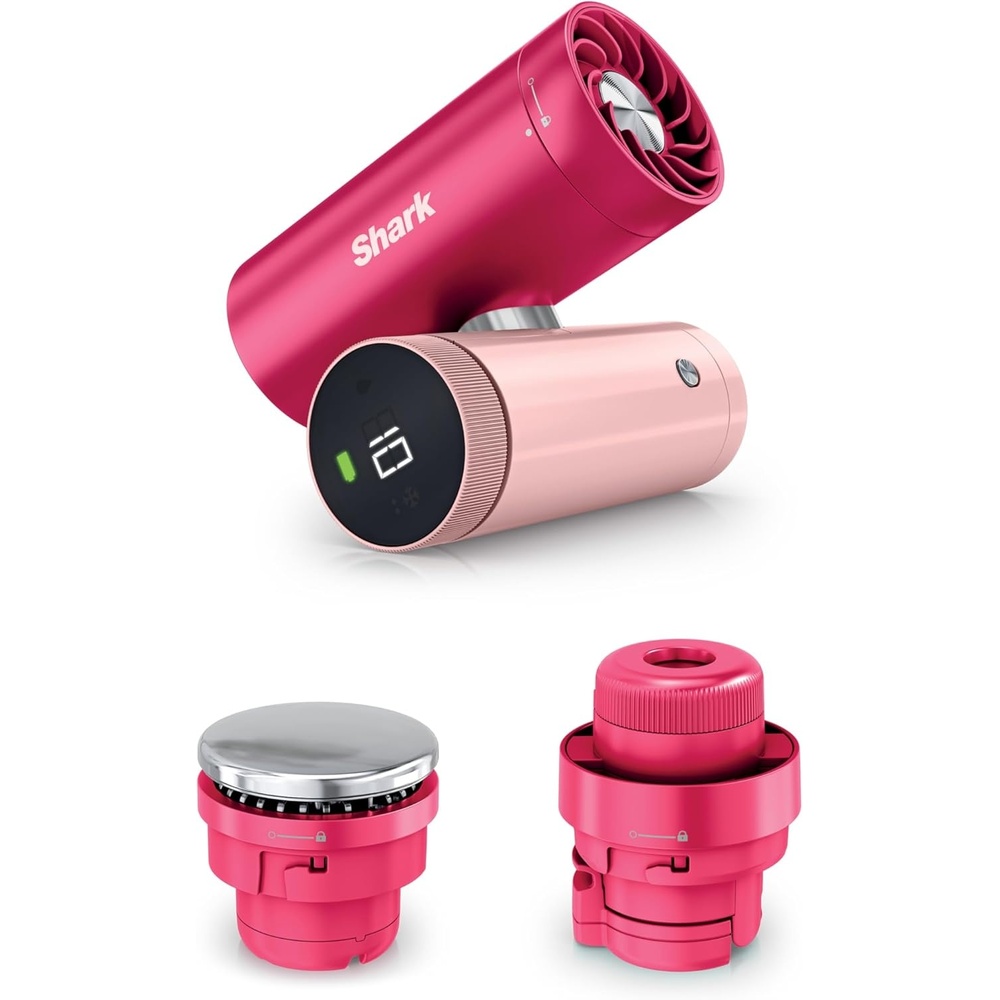 image:imageShark ChillPill  The Only 3in1 Personal Cooling System with Fan InstaChill Cooling Plate amp DryTouch Mist  Portable Handheld Drops Skin Temp Up to 16F 10 Speeds Dragon Fruit FA022PKDragon Fruit