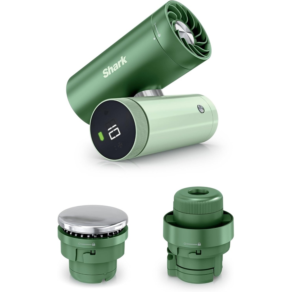 image:imageShark ChillPill  The Only 3in1 Personal Cooling System with Fan InstaChill Cooling Plate amp DryTouch Mist  Portable Handheld Drops Skin Temp Up to 16F 10 Speeds Dragon Fruit FA022PKMatcha