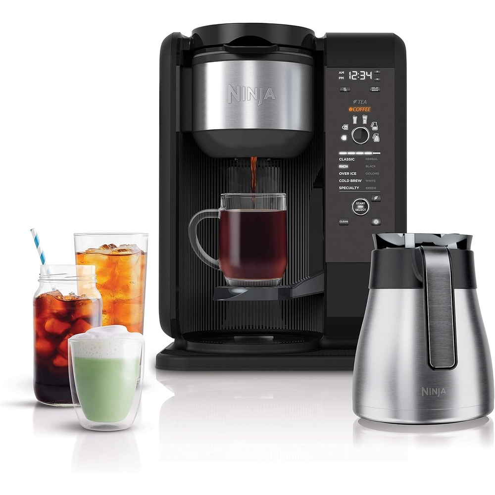 image:imageShark Ninja CP307 Hot and Cold Brewed System WThermal Carafe Coffee Maker Black