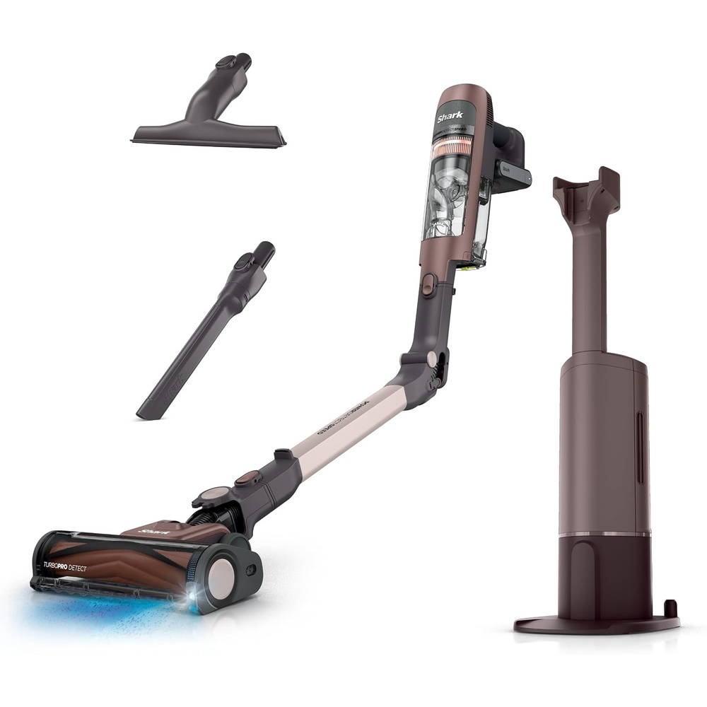 image:imageShark PowerDetect Speed Plus Clean amp Empty  Cordless Stick Vacuum Cleaner with AutoEmpty  Lightweight  Exclusive Pet Hair Accessories  Carpet Hard Floors  60Min Runtime  Frosted Sage  IA3243Walnut