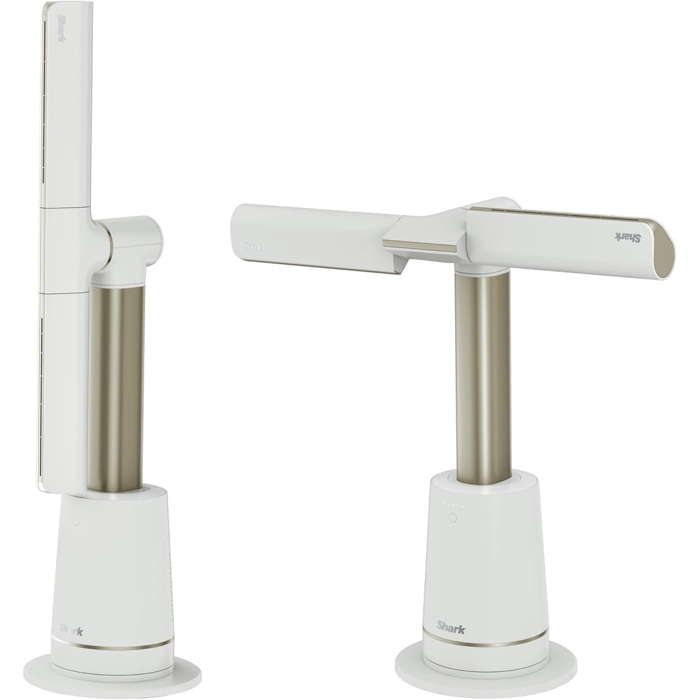 image:imageShark TurboBlade FanUltracustomizable bladeless tower fan pivots twists oscillates 180 circulates and propels air 10 noise levels  10 speeds easy to clean dove TF202SWHDove