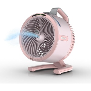 All-New Shark FlexBreeze HydroGo Pro Fan, Indoor & Outdoor Powerful Cooling Fan with Dry-Touch Mist, Portable Cordless & Corded, Long Battery Runtime, 5 Speeds, Peony, FA056PK (2026 Release)(Peony)