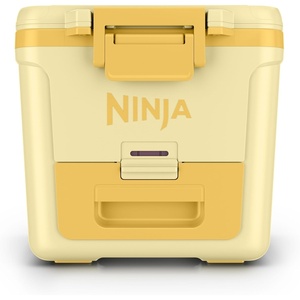 Ninja | FrostVault 30QT Cooler with Wheels | Insulated with Temp Dry Storage Drawer | Keeps Ice Cold for Days | for the Beach, Camping, Picnics & More | Daffodil Daze | FB230YL(Daffodil Daze)
