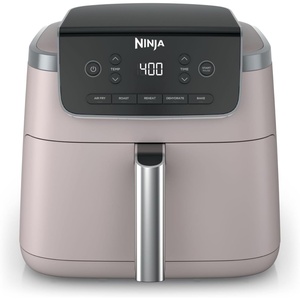 Ninja Air Fryer Pro 5-in-1 | 5 QT Capacity, Air Fry, Bake, Roast, Reheat, and Dehydrate, Air Crisp Technology | Nonstick Basket & Crisper Plate | Light Pink | AF142PK(Light Pink)