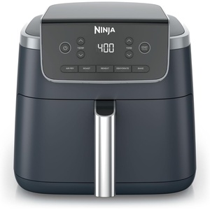 Ninja Air Fryer Pro 5-in-1 | 5 QT Capacity, Air Fry, Bake, Roast, Reheat, and Dehydrate, Air Crisp Technology | Nonstick Basket & Crisper Plate | Light Pink | AF142PK(Cyberspace)