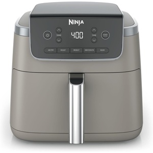 Ninja Air Fryer Pro 5-in-1 | 5 QT Capacity, Air Fry, Bake, Roast, Reheat, and Dehydrate, Air Crisp Technology | Nonstick Basket & Crisper Plate | Light Pink | AF142PK(Stone)