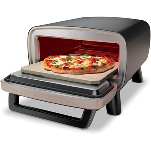 Ninja Artisan Outdoor Pizza Oven, 12-inch, 3-minute Pizza, Neapolitan, Thin Crust, New York Chicago, Custom, 700F Max Temperature, Electric Heat, Bake, Broil, Proof, Warm, Blue, MO201BL1(Gray)