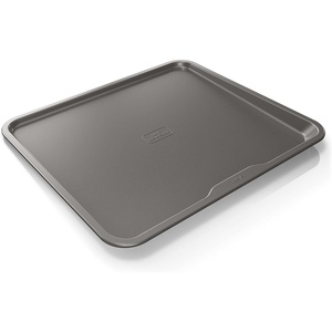 Ninja B30212 Foodi NeverStick Premium 12 Cup Muffin Pan, Nonstick, Oven Safe up to 500⁰F, Dishwasher Safe, Grey(14″x16″ Cookie Sheet)