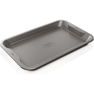 Ninja B30212 Foodi NeverStick Premium 12 Cup Muffin Pan, Nonstick, Oven Safe up to 500⁰F, Dishwasher Safe, Grey(9″x13″ Cookie Pan)