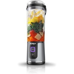 Ninja BC151PR Blast Portable Blender, Cordless, 18oz. Vessel, Personal Blender-for Shakes & Smoothies, BPA Free, Leakproof-Lid & Sip Spout, USB-C Rechargeable, Dishwasher Safe Parts, Passion Fruit(Black)
