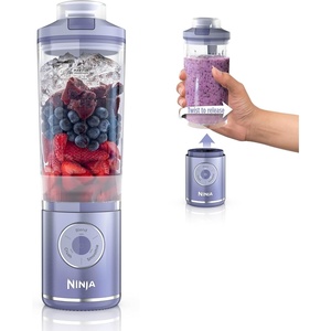 Ninja Blast Max, Portable & Personal Blender + Twist & Go, Smoothie, Blend, Ice Crush, 3 Programs, Cordless, 22 oz removable Vessel, Dishwasher Safe, Leakproof, Grey, BC251GY(Lavender)
