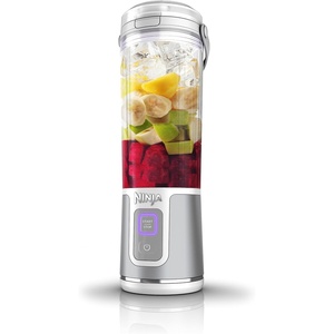 Ninja Blast Portable Blender, Cordless, 18oz. Vessel, Personal Blender For-Shakes and Smoothies, BPA Free, Leakproof-Lid and Sip Spout, USB-C Rechargeable, Dishwasher Safe Parts, Tinted Aqua, BC151AQ(White)