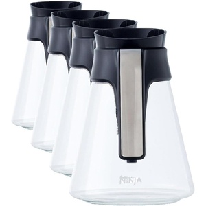 Ninja Coffee Bar 6-Cup Glass Replacement Carafe for Coffee Bar Brewers(43 Ounces (Pack of 4))