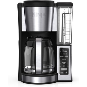 Ninja DualBrew Coffee Maker | Brew Coffee Grounds & Pods | Brew Classic, Rich, Over Ice, & Cold Brew | Brew Single-Serve Cup to Full 12-Cup Carafe | Stainless Steel | GP161(Ninja Coffee Brewer Essential)