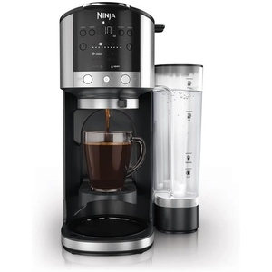 Ninja DualBrew Coffee Maker | Brew Coffee Grounds & Pods | Brew Classic, Rich, Over Ice, & Cold Brew | Brew Single-Serve Cup to Full 12-Cup Carafe | Stainless Steel | GP161(Ninja DualBrew Coffee Maker Premium)
