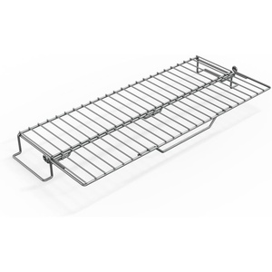 Ninja FlexFlame Upgrades Expandable Roast & Smoke Rack, More Indirect Cooking Space, Durable Stainless Steel Holds Up to 15lbs, Compatible with PG300 Series, XSKFLDINDRCTRK
