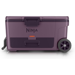 Ninja FrostVault | 65qt Wheeled Cooler with Cold Dry Zone | Integrated Fridge-Temp Dry Storage Drawer | Premium Heavy-Duty Insulated Cooler | Keeps Ice for Days | Cloud White | FB265WH(Smokey Mauve)