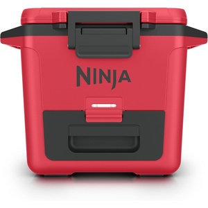 Ninja FrostVault 50qt Hard Cooler with Dry Zone | Integrated Fridge-Temp Dry Storage Drawer | Premium Heavy-Duty Insulated Cooler | Keeps Ice Cold for Days | Luminous Blue | FB151CY(True Red)