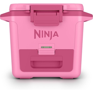 Ninja FrostVault 50qt Hard Cooler with Dry Zone | Integrated Fridge-Temp Dry Storage Drawer | Premium Heavy-Duty Insulated Cooler | Keeps Ice Cold for Days | Luminous Blue | FB151CY(Strawberry Rhubarb)