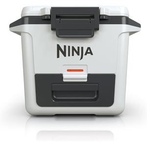 Ninja FrostVault 50qt Hard Cooler with Dry Zone | Integrated Fridge-Temp Dry Storage Drawer | Premium Heavy-Duty Insulated Cooler | Keeps Ice Cold for Days | Luminous Blue | FB151CY(Cloud White)