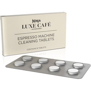 Ninja Luxe Café Espresso Machine 8 Cleaning Tablets, Espresso & Coffee Machine Cleaner, XSKCLNTBL8PK
