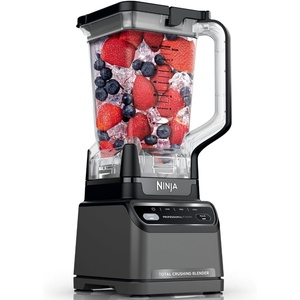 Ninja Professional Blender 2.0 | Smoothie Maker, Drink Mixer, Grinder, Ice Crusher | Total Crushing Technology, Auto-iQ Program, 1200W Power, XL 72-oz. Pitcher | Dark Grey | BR201AMZ(Black)