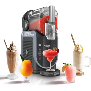 Ninja SLUSHi Frozen Drink & Slushie Machine with RapidChill Technology | 88 oz. Easy Fill Vessel | 5 Preset Programs | Make Margaritas, Frappés, & More | With Dishwasher Safe Parts | Black | FS301(SLUSHi)