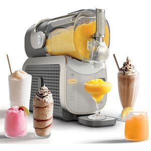Ninja SLUSHi Frozen Drink & Slushie Machine with RapidChill Technology | 88 oz. Easy Fill Vessel | 5 Preset Programs | Make Margaritas, Frappés, & More | With Dishwasher Safe Parts | Black | FS301(SLUSHi XL Smart (Crema))