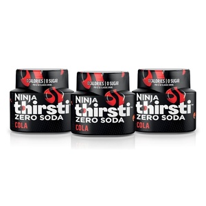 Ninja Thirsti Flavored Water Drops, ZERO SODA Cola, Classic Soda Flavors, Sparkling or Still, Zero Calories, Zero Sugar, Makes 17, 12oz drinks, 3 Pack, WCFCOLAAM(2.07 Fl Oz (Pack of 3))