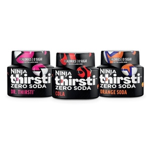Ninja Thirsti Flavored Water Drops, ZERO SODA Cola, Classic Soda Flavors, Sparkling or Still, Zero Calories, Zero Sugar, Makes 17, 12oz drinks, 3 Pack, WCFCOLAAM(6.69 Fl Oz (Pack of 1))