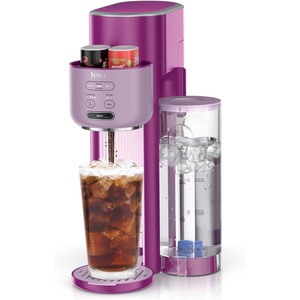 Ninja Thirsti Ultimate Drink System | Still or Sparkling Soda Maker | Create fountain-fresh drinks with 20+ zero or low-calorie flavors | Customize your fizz and flavor | Pink | WC3001PK1(Pink)