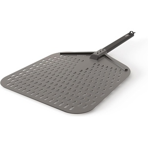 Ninja XSKOPPL Woodfire Outdoor Perforated Pizza Peel, Compatible with Ninja Woodfire Outdoor Oven (OO100 series), Hanging Drawstring, Aluminum, Grey/Black(16.69″ L x 13.19″ W x 5.67″ H)
