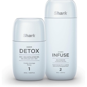 Shark FacialPro Glow at-Home Hydro-Powered Facial System with DePuffi Hot & Cold Therapy – Professional Spa Skincare Device for Pore Cleansing, Hydration, & Radiant Glow, Black, FH320BK(FacialPro Glow Replenishment Kit)